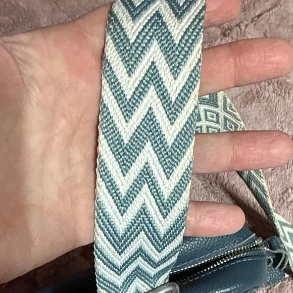 Medium Blue Crossbody Bag - Picture 5 of 5